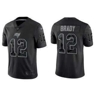 Tom Brady Tampa Bay Buccaneers Black Reflective Limited Jersey