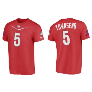 Tommy Townsend 2023 NFL Pro Bowl AFC Red Jersey
