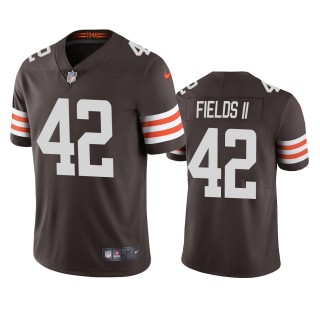 Tony Fields II Cleveland Browns Brown Vapor Limited Jersey
