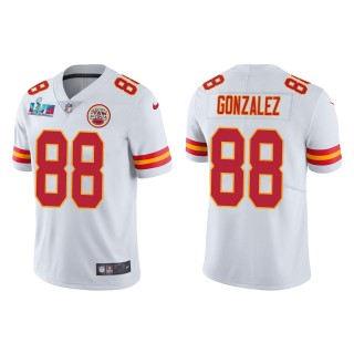 Tony Gonzalez Men's Kansas City Chiefs Super Bowl LVII White Vapor Limited Jersey