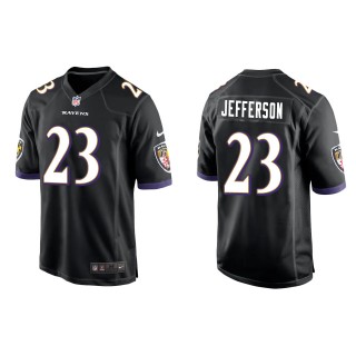 Men's Baltimore Ravens Tony Jefferson Black Game Jersey