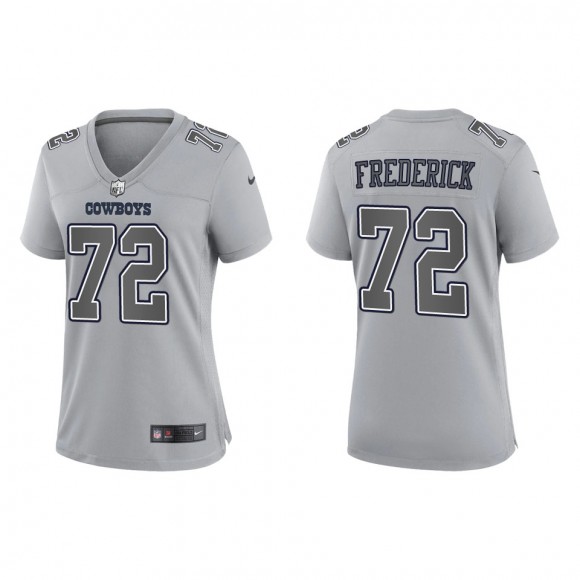 Travis Frederick Women's Dallas Cowboys Gray Atmosphere Fashion Game Jersey