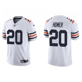 Travis Homer White Classic Limited Jersey