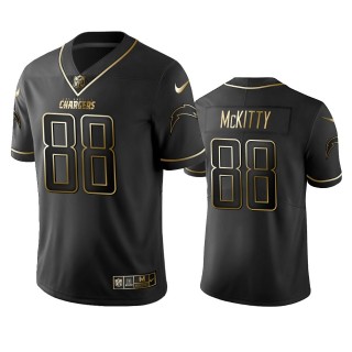 Chargers Tre' McKitty Black Golden Edition Vapor Limited Jersey