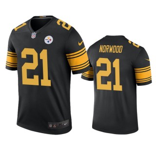 Pittsburgh Steelers Tre Norwood Black Color Rush Legend Jersey