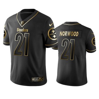 Tre Norwood Steelers Black Golden Edition Vapor Limited Jersey