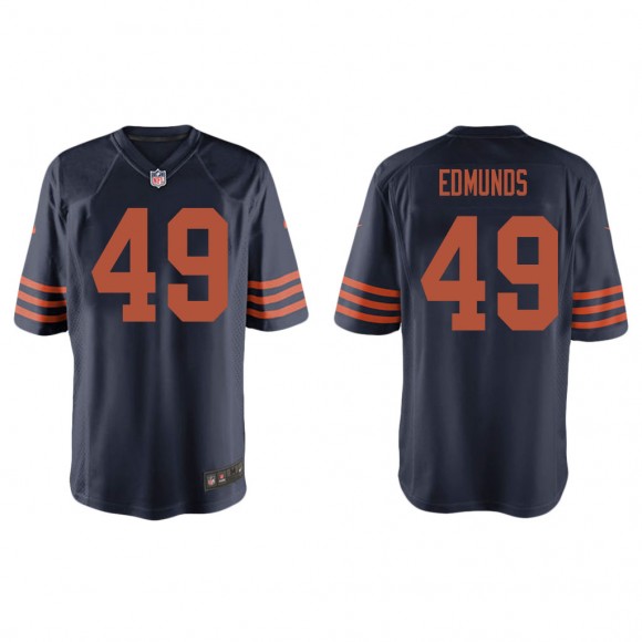 Tremaine Edmunds Navy Throwback Game Jersey