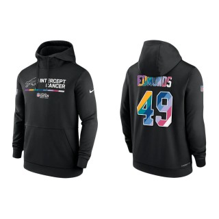 Tremaine Edmunds Buffalo Bills Black 2022 NFL Crucial Catch Therma Performance Pullover Hoodie