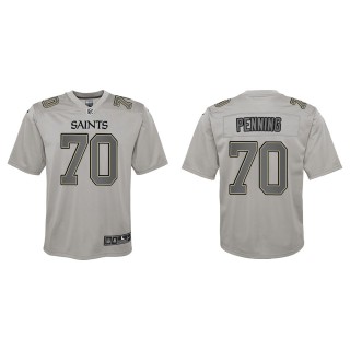 Trevor Penning Youth New Orleans Saints Gray Atmosphere Game Jersey