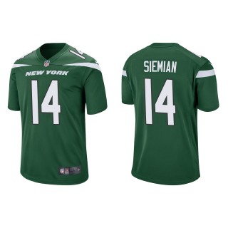 Jets Trevor Siemian Green Game Jersey