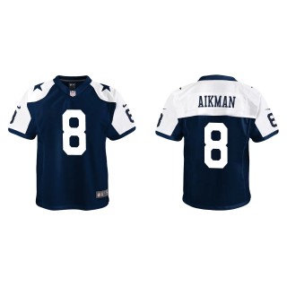 Troy Aikman Youth Dallas Cowboys Navy Alternate Game Jersey