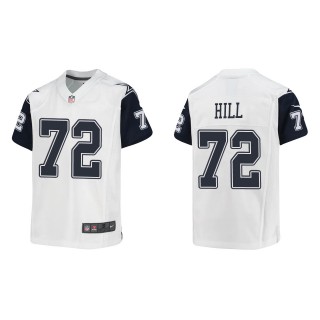 Trysten Hill Youth Dallas Cowboys White Alternate Game Jersey