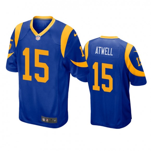 Los Angeles Rams Tutu Atwell Royal Game Jersey
