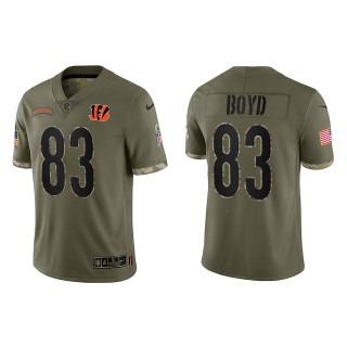 Tyler Boyd Cincinnati Bengals Olive 2022 Salute To Service Limited Jersey