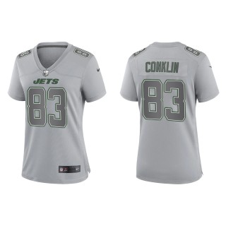 Tyler Conklin Women's New York Jets Gray Atmosphere Fashion Game Jersey