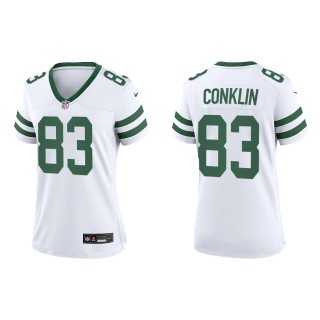 Tyler Conklin Women's Jets White Legacy Game Jersey