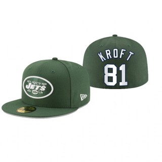 New York Jets Tyler Kroft Green Omaha 59FIFTY Fitted Hat