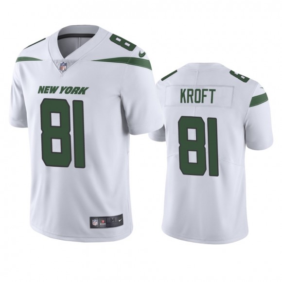 Tyler Kroft New York Jets White Vapor Limited Jersey