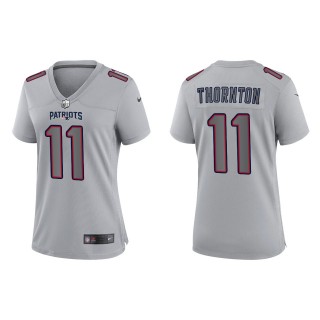 Tyquan Thornton Women's New England Patriots Gray Atmosphere Fashion Game Jersey