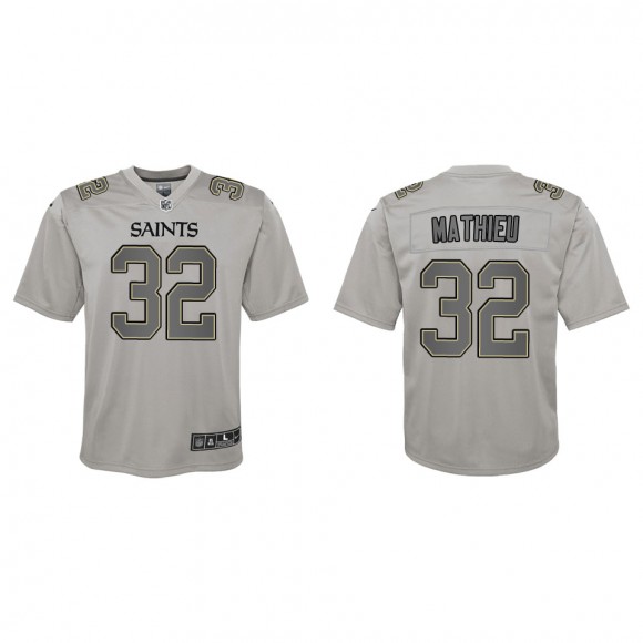 Tyrann Mathieu Youth New Orleans Saints Gray Atmosphere Game Jersey