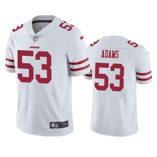 49ers Tyrell Adams White Vapor Limited Jersey