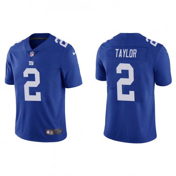 Men's New York Giants Tyrod Taylor Blue Vapor Limited Jersey