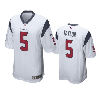 Houston Texans Tyrod Taylor White Game Jersey