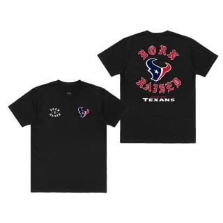 Unisex Houston Texans Born x Raised Black T-Shirt