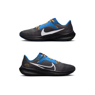 Unisex Los Angeles Chargers Anthracite Zoom Pegasus 40 Running Shoes