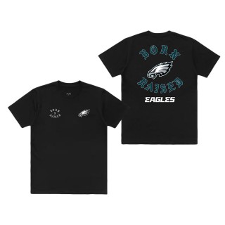 Unisex Philadelphia Eagles Born x Raised Black T-Shirt