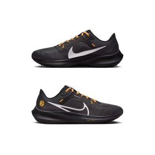 Unisex Pittsburgh Steelers Anthracite Zoom Pegasus 40 Running Shoes