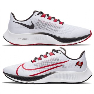 Unisex Nike Zoom Pegasus 37 Tampa Bay Buccaneers White Running Shoes