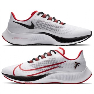 Unisex Nike Zoom Pegasus 37 Atlanta Falcons White Running Shoes
