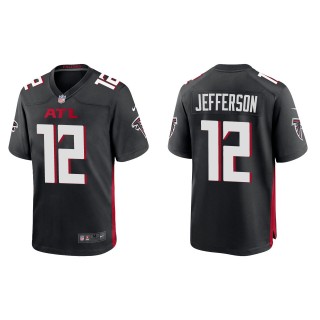 Falcons Van Jefferson Black Game Jersey