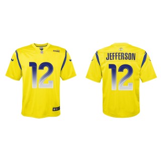 Van Jefferson Youth Los Angeles Rams Gold Inverted Game Jersey