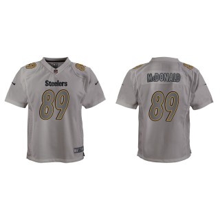 Vance McDonald Youth Pittsburgh Steelers Gray Atmosphere Game Jersey