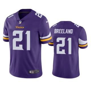 Minnesota Vikings Bashaud Breeland Purple Vapor Limited Jersey