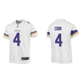 Youth Vikings Dalvin Cook White Game Jersey