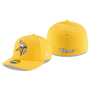 Minnesota Vikings Gold Omaha Low Profile 59FIFTY Hat