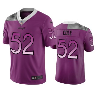 Minnesota Vikings Mason Cole Purple City Edition Vapor Limited Jersey