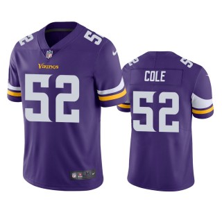 Mason Cole Minnesota Vikings Purple Vapor Limited Jersey