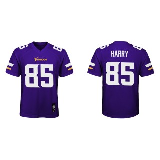 Youth N'Keal Harry Vikings Purple Game Jersey