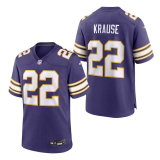 Minnesota Vikings Paul Krause Purple Classic Retired Player Jersey