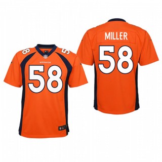 Youth Denver Broncos Von Miller Game Jersey - Orange