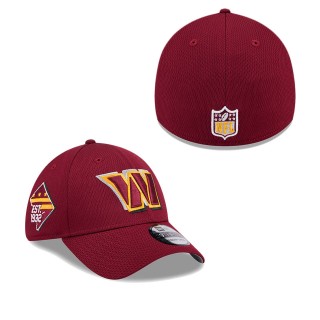 Washington Commanders Burgundy 2024 NFL Draft 39THIRTY Flex Hat