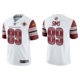 Cam Sims Washington Commanders White 90th Anniversary Limited Jersey