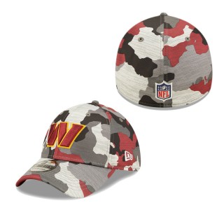 Men's Washington Commanders Camo 2022 NFL Training Camp Official 39THIRTY Flex Hat