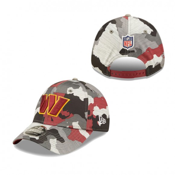 Men's Washington Commanders Camo 2022 NFL Training Camp Official 9FORTY Adjustable Hat