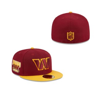 Washington Commanders Throwback Hidden Fitted Hat