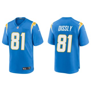 Men's Will Dissly Chargers Powder Blue Game Jersey